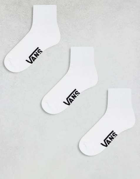 Vans – Vita, klassiska ankelstrumpor, 3-pack - view 1