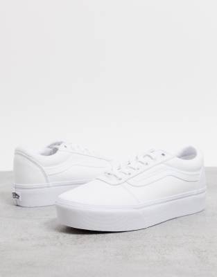 vans ward platform trainers