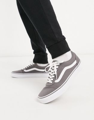 Vans Ward canvas sneakers in pewter and 