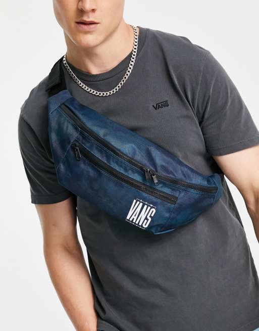 Vans Ward cross body bag in blue tie dye