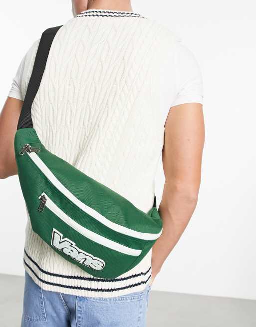 Vans ward cross body bum bag in green