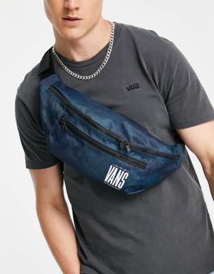 Vans Ward fanny pack in blue tie dye-Blues