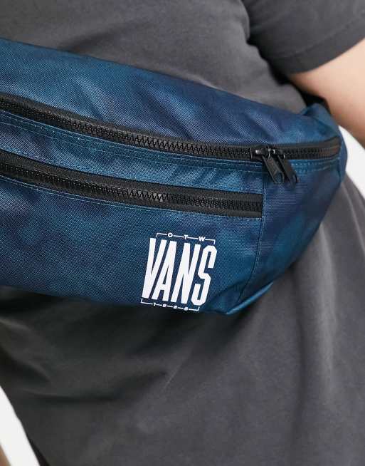 Vans Ward fanny pack in blue tie dye ASOS