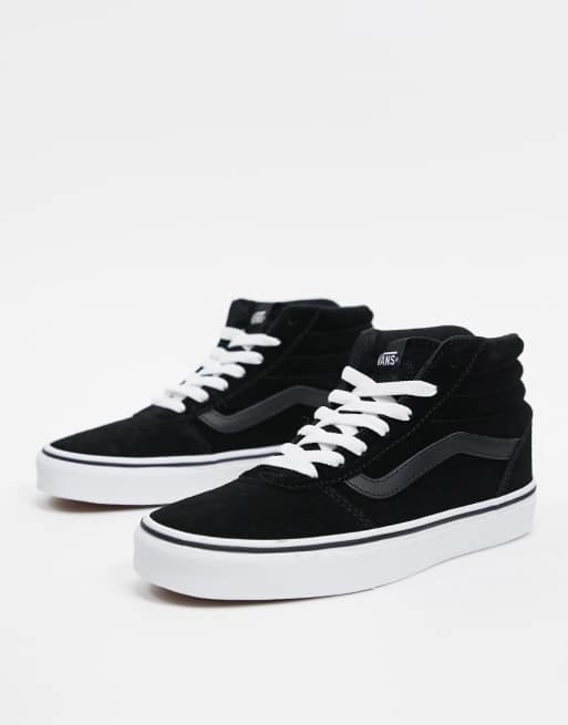 Vans – Ward – Sneaker aus Wildleder in Schwarz & Weiß Vans – Ward – Sneaker aus Wildleder in Schwarz & Weiß