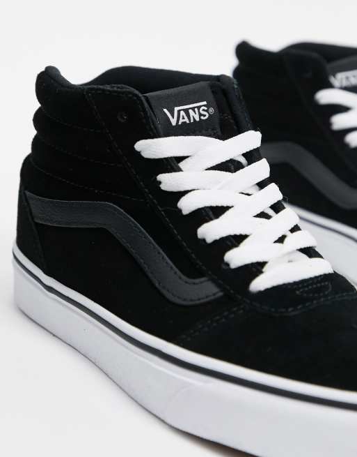 Vans – Ward – Sneaker aus Wildleder in Schwarz & Weiß Vans – Ward – Sneaker aus Wildleder in Schwarz & Weiß