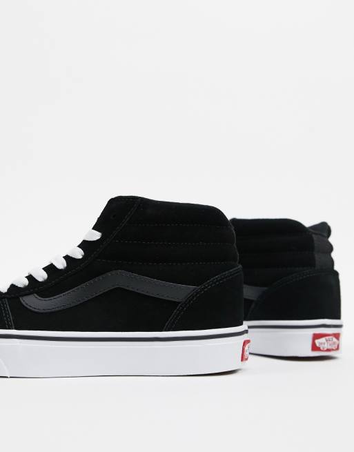 Vans – Ward – Sneaker aus Wildleder in Schwarz & Weiß Vans – Ward – Sneaker aus Wildleder in Schwarz & Weiß