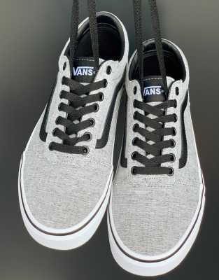 vans ward grey white