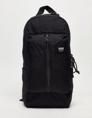 Vans warp crossbody sling bag in black
