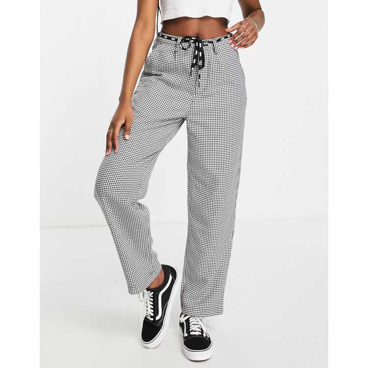 Vans store checkered trousers