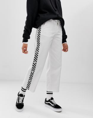 vans checkerboard sweatpants