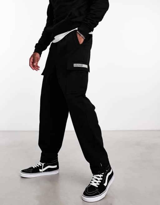 Buy Black Utility Cotton Rich Cargo Utility Joggers from the Next UK online  shop