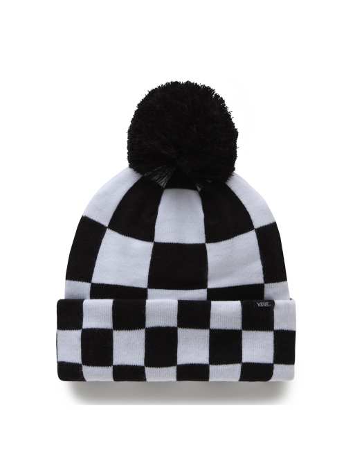 Vans Wm Spirit Bonnet pompon Noir et blanc ASOS