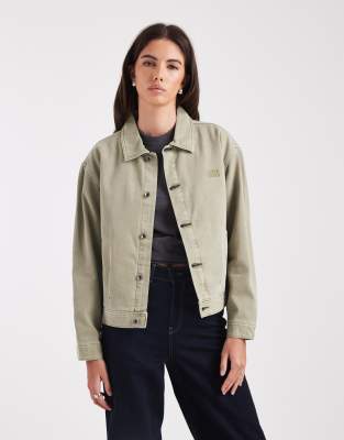 Vans Womens Pomona Station Jacket In Green