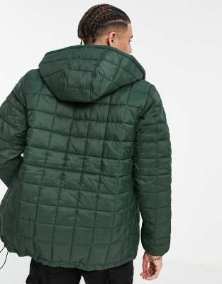 vans green puffer jacket