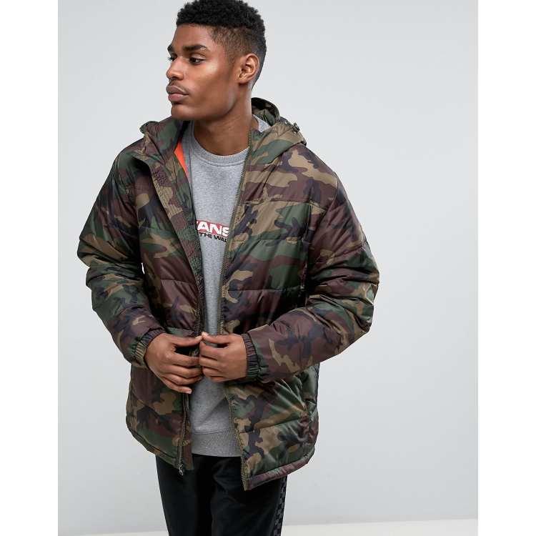 Vans camo hot sale jacket womens