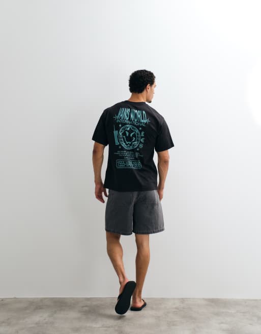 Vans - World Intl - T-shirt avec imprimé au dos - Noir, 3 de 5