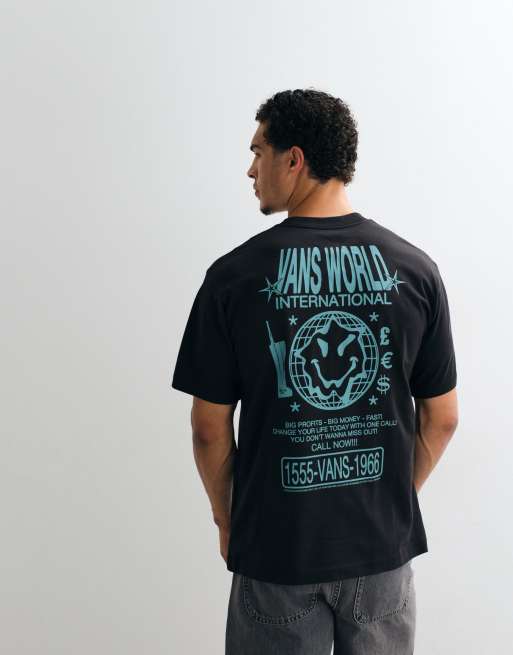 Vans - World Intl - T-shirt avec imprimé au dos - Noir, 5 de 5