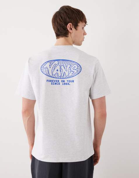 Vans World tour loose tee in light grey heather