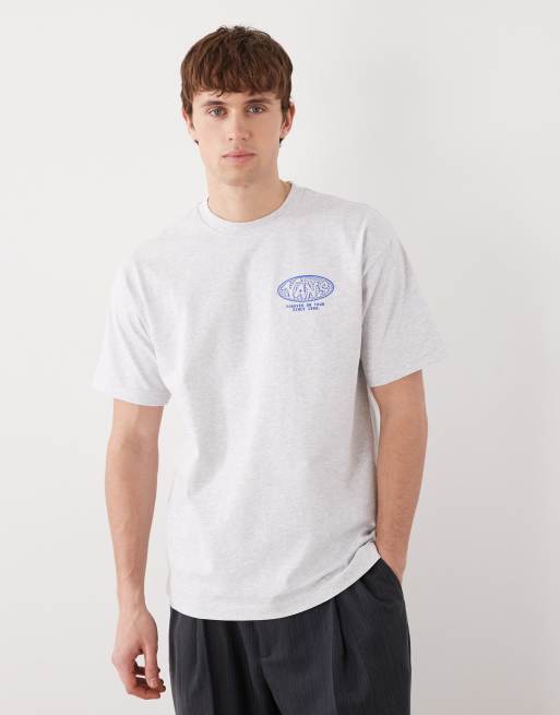 Vans - World Tour - Losvallend T-shirt in gemêleerd lichtgrijs, 3 van 5