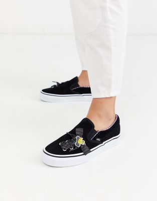 disney x vans classic slip on