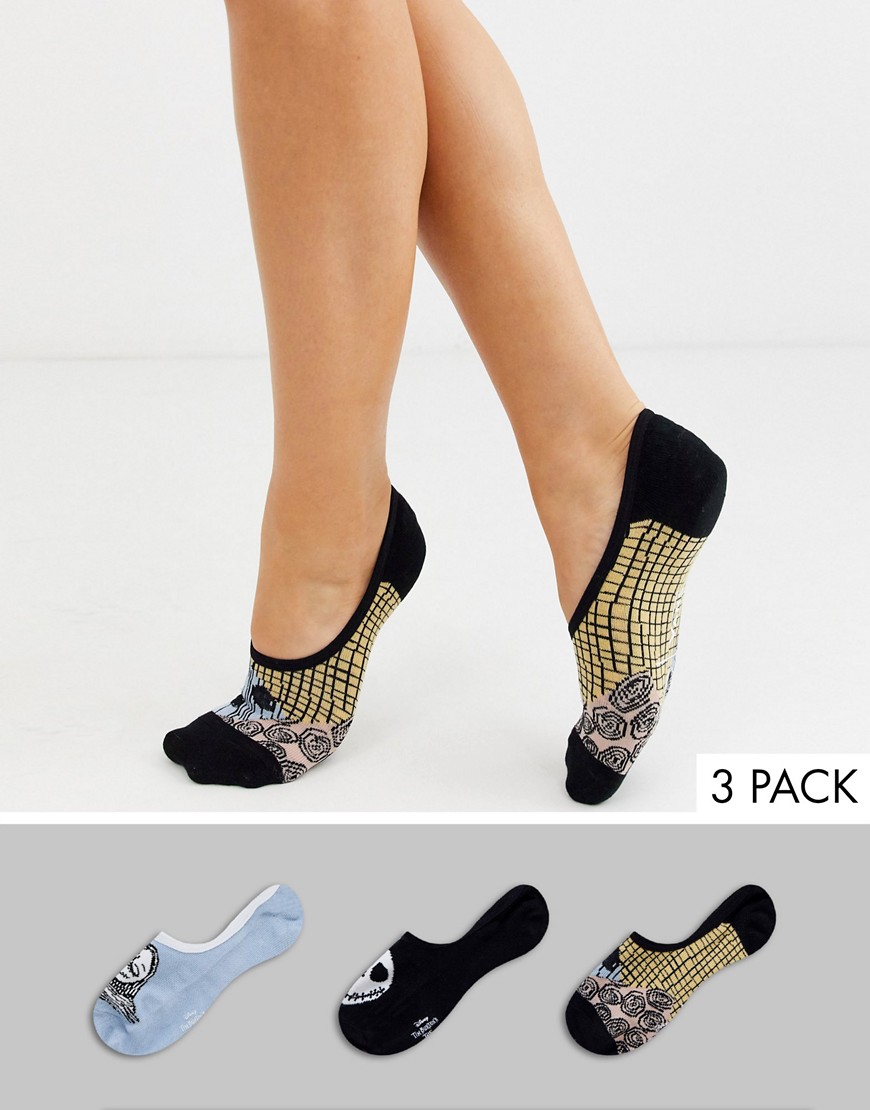 Vans x Disney - Nightmare Before Christmas Sally And Jack Canoodles - Set van 3 paar sokken in verschillende kleuren-Multi