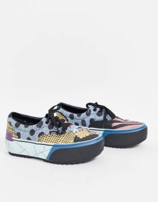 disney x vans era stacked shoes