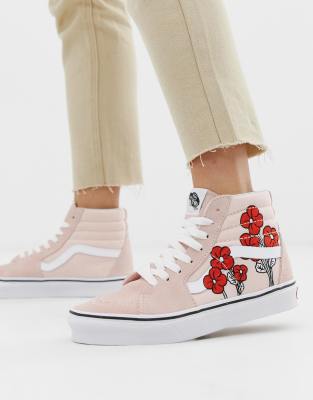 disney x vans sk8 hi pink