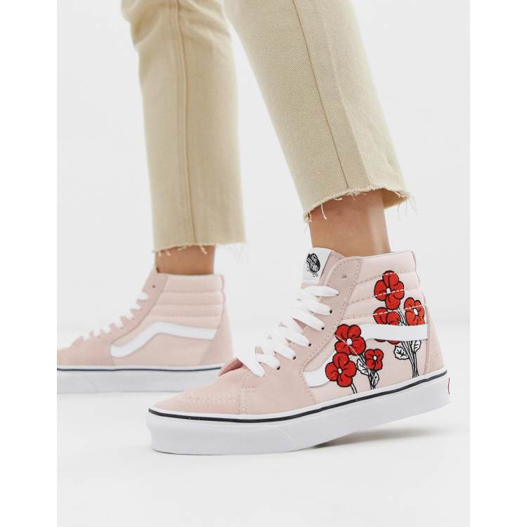 Disney x vans outlet sk8 hi pink