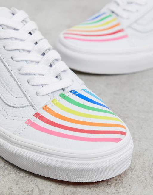 Rainbow vans sale at journeys