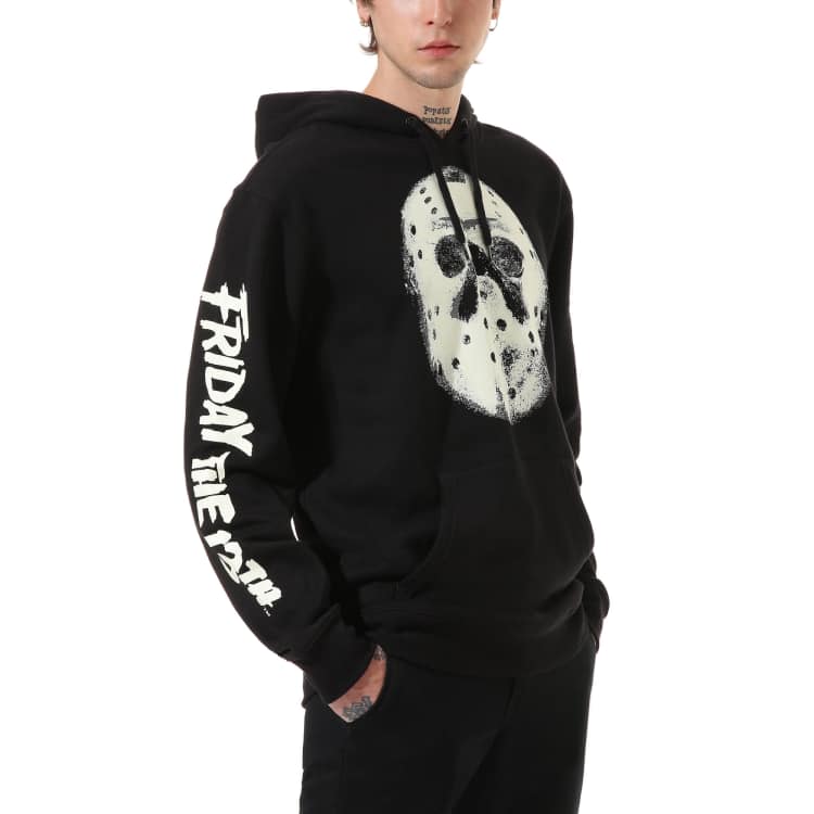 Vans X Friday the 13th Terror hoodie in black/green