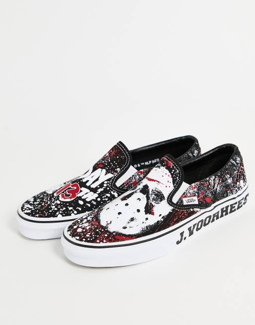 Vans slip on black cheap friday