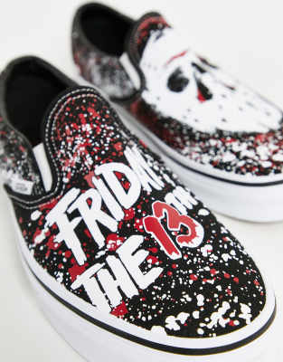 friday the 13th slip on vans