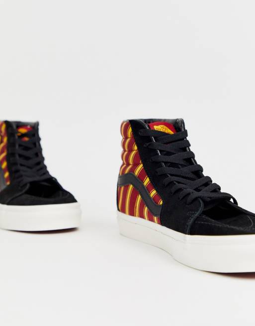 Vans X Harry Potter Gryffindor Sk8-Hi leather sneakers