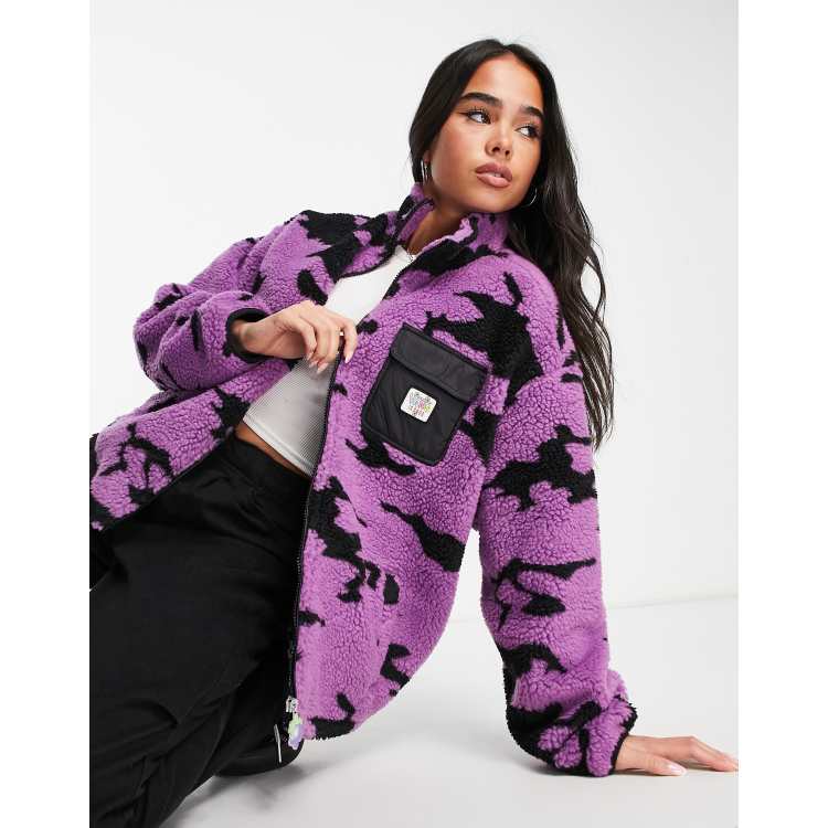 Vans windbreaker clearance purple