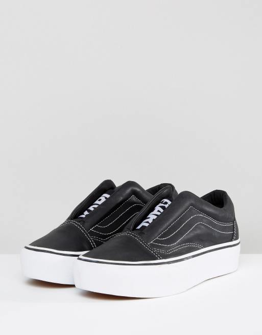 Vans X Karl Lagerfeld Old Skool Plateau Sneaker ohne Schn rsenkel