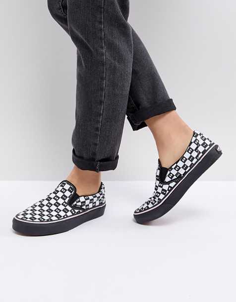 Details zu Vans Checkerboard Slip On Damen Leinen Trainer EU 35 42 Details zu Vans Checkerboard Slip On Damen Leinen Trainer EU 35 42