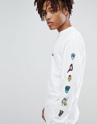 Vans x Marvel Long Sleeve T-Shirt With 