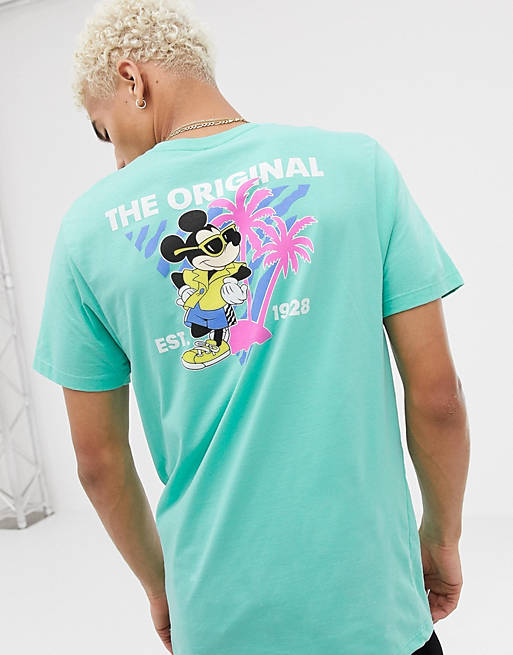 Woord zonnebloem vezel Vans x Mickey Mouse t-shirt in green VN0A3IK4RBB1 | ASOS