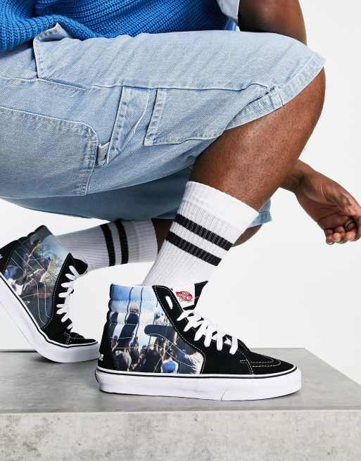 Vans x MOCA Frances Stark Sk8-Hi - Sorte sneakers 