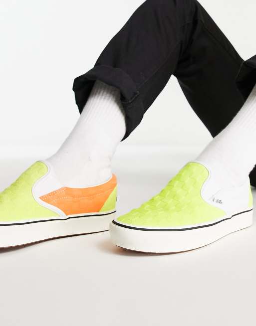 Vans x Penn – ComfyCush – Sneaker im Slipper-Stil in Gelb und Grau 