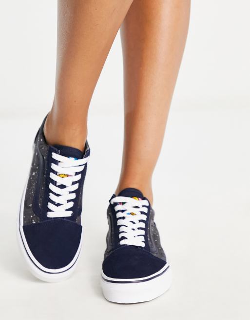 Vans X Sailor Moon Parisian night trainers in navy