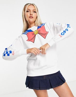 Vans X Sailor Moon sweatshirt in white