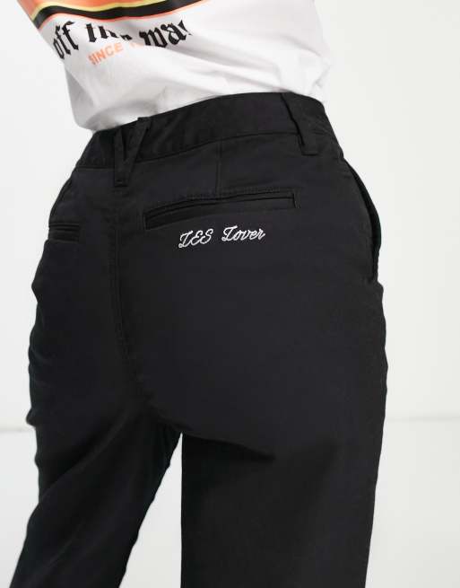 Vans X Sandy Liang Authentic chino trousers in black | ASOS