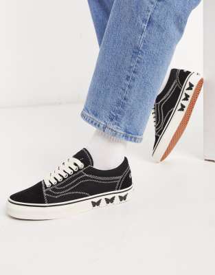 vans with butterflies