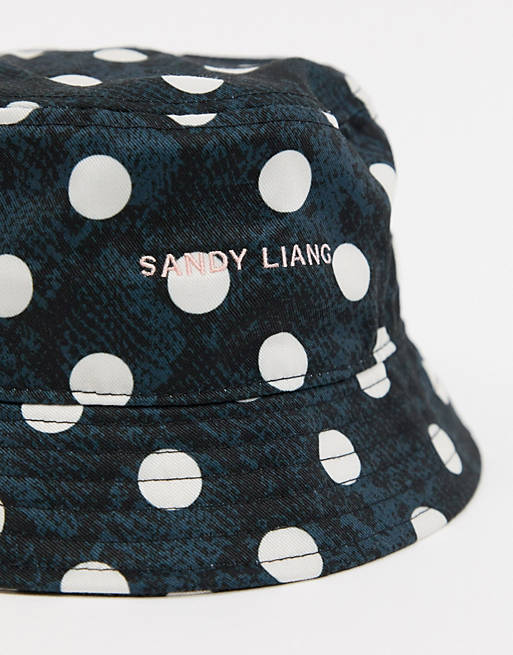 Vans X Sandy Liang Spotted bucket hat in navy
