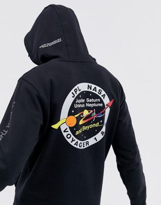 Vans x Space Voyager hoodie with back print in black VN0A3J2IBLK1 | ASOS