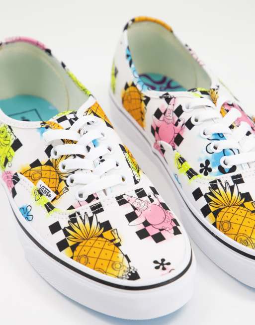 Vans X Spongebob Authentic Airbrush trainers in multi ASOS