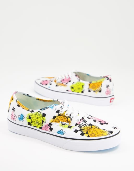 Vans X Spongebob Authentic Airbrush trainers in multi | ASOS