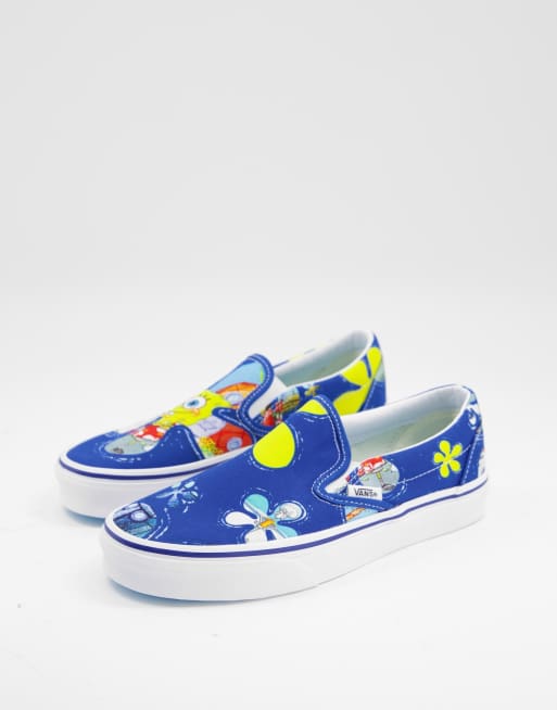 Spongebob aloha blue outlet vans