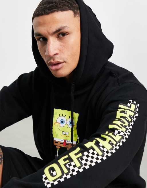 Vans x Spongebob Happy Face hoodie in black